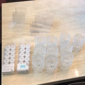 Wedding pack- tea lights and holders and frames